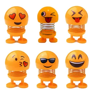 عروسک فنری طرح ایموجی مدل 24k-E1 مجموعه 6 عددی