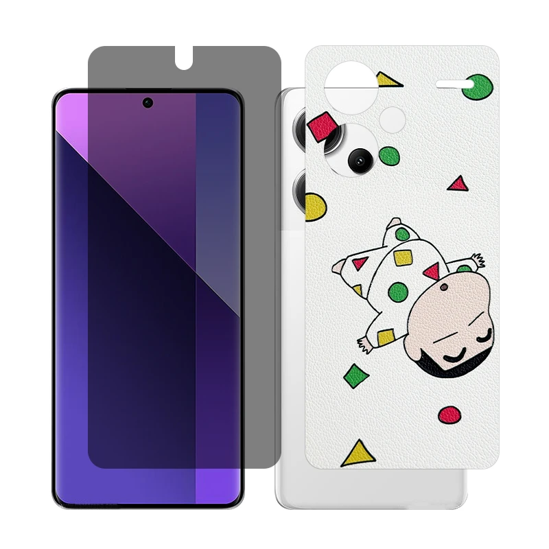 محافظ صفحه نمایش حریم شخصی گلس مدل Together مناسب برای گوشی موبایل شیائومی Redmi Note 13 Pro Plus به همراه برچسب پوششی پشت گوشی