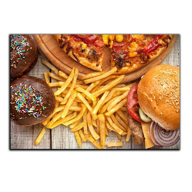 تابلو شاسی بکلیت طرح فست فود همبرگر مدل SH-5006