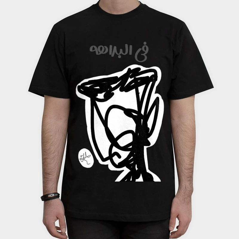 تیشرت آستین کوتاه مردانه مدل انتزاعی