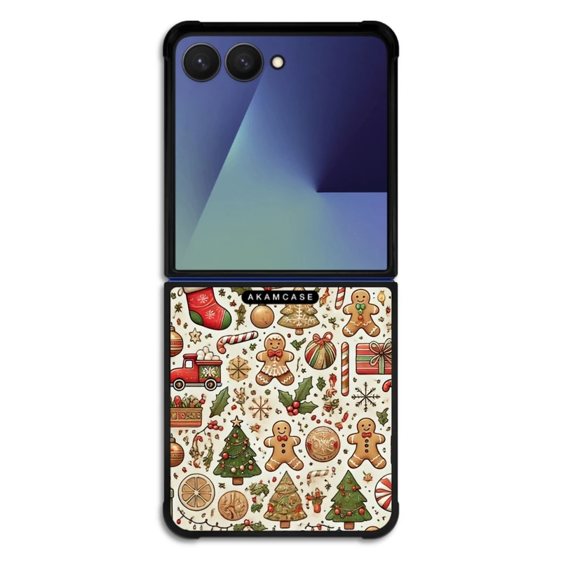 کاور آکام مدل AMC-WSGZFLIP7-CHRISTMAS-21 مناسب برای گوشی موبایل سامسونگ Galaxy Z Flip 7