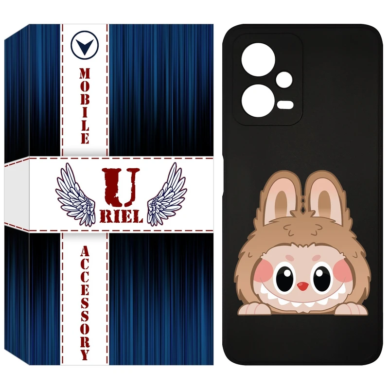 کاور یوریل مدل KSH کد 143 طرح عروسک لبوبو مناسب برای گوشی موبایل شیائومی Poco X5 / Redmi Note 12 5G