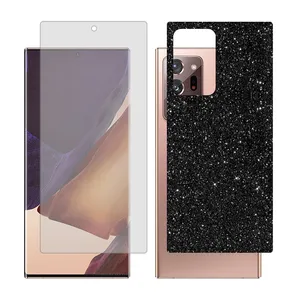 Glass Together model transparent screen protector suitable for Samsung Galaxy Note20 Ultra 5G mobile phone with cover sticker on the back of the phone