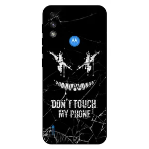 Megafone Dont touch my phone 1884 Cover For Motorola Moto E7i Power
