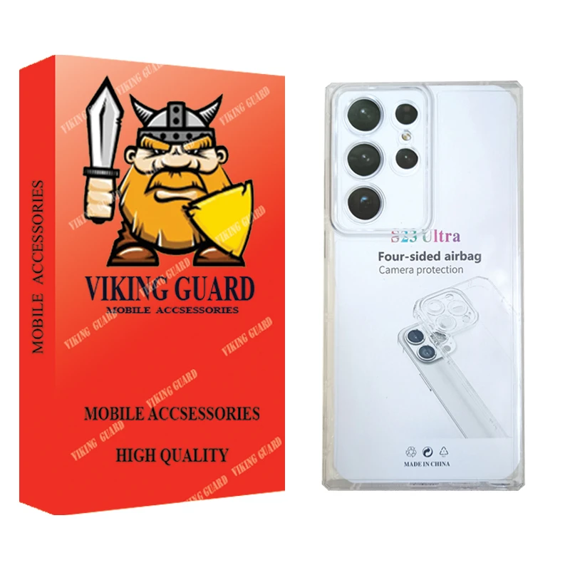 کاور وایکینگ گارد مدل ژله ای مناسب برای گوشی موبایل سامسونگ Galaxy S23 Ultra