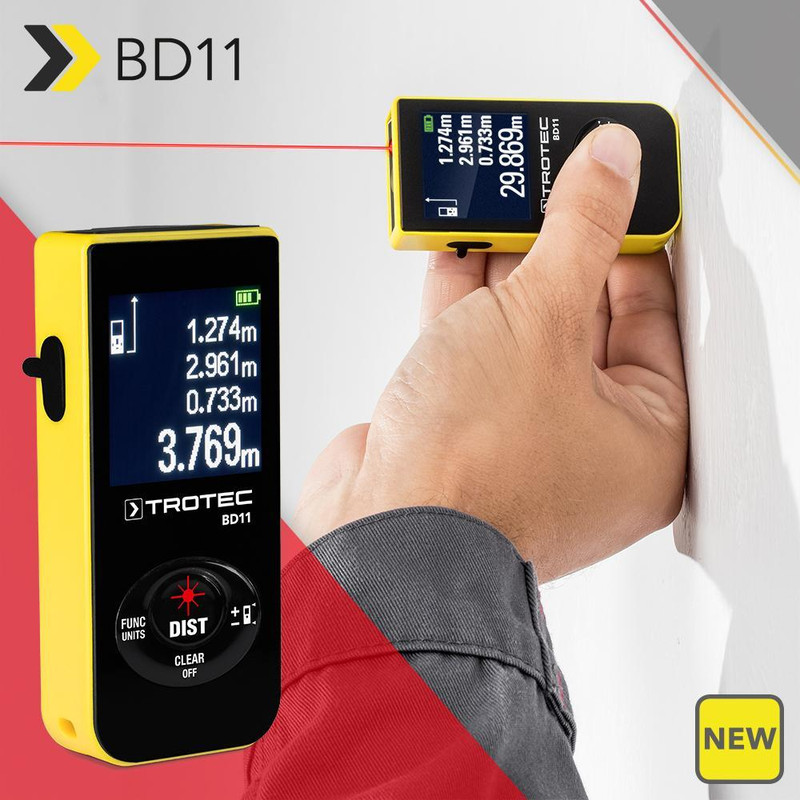 متر لیزری تروتک مدل BD11