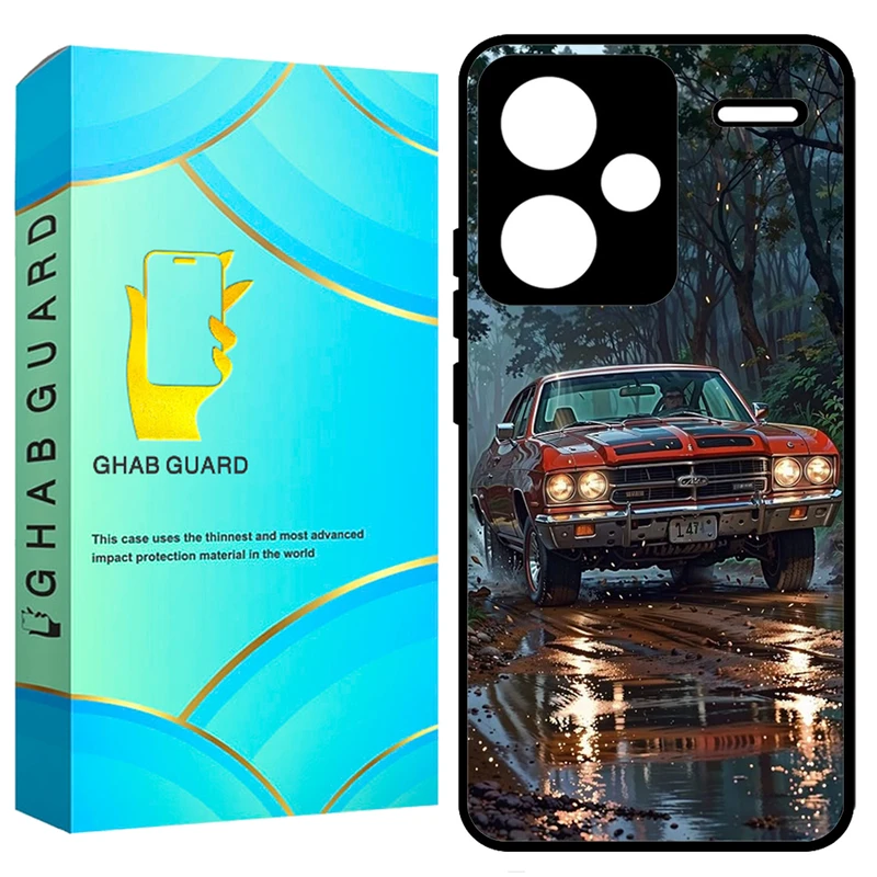 کاور قاب گارد طرح ماشین مدل GCHPN13PL مناسب برای گوشی موبایل شیائومی Redmi Note 13 Pro Plus