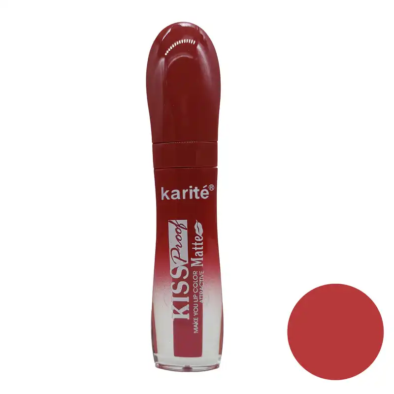 رژ لب مایع کاریته مدل Kiss Proof شماره 4