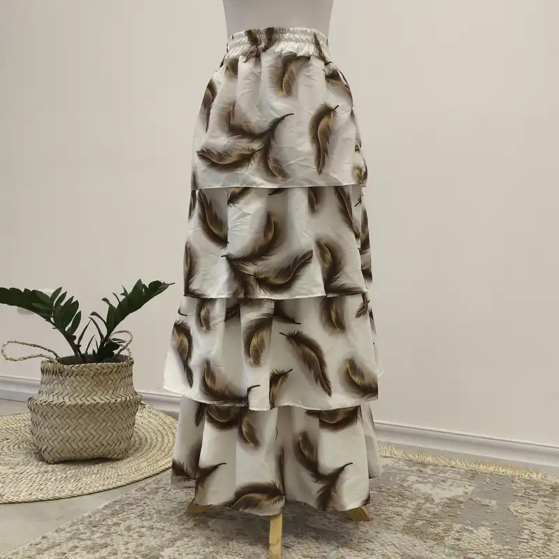 دامن چین‌دار زنانه مدل طبقه ای 2