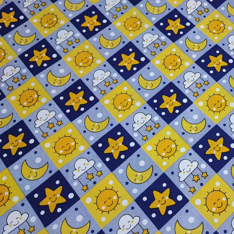 پارچه ملحفه طرح خورشید کد A6