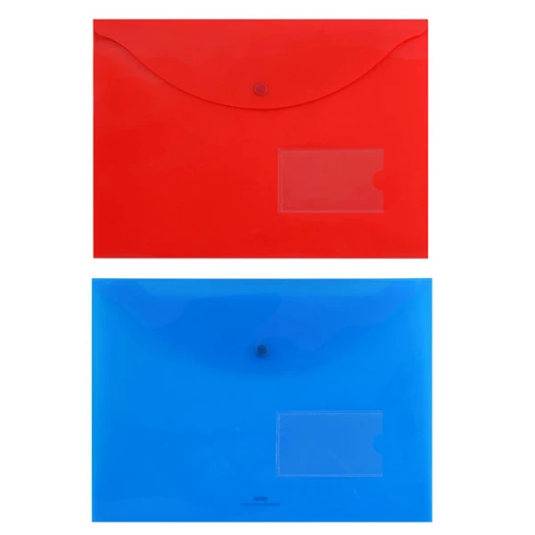 پوشه دکمه دار پاپکو مدل A4116-bm بسته 2 عددی