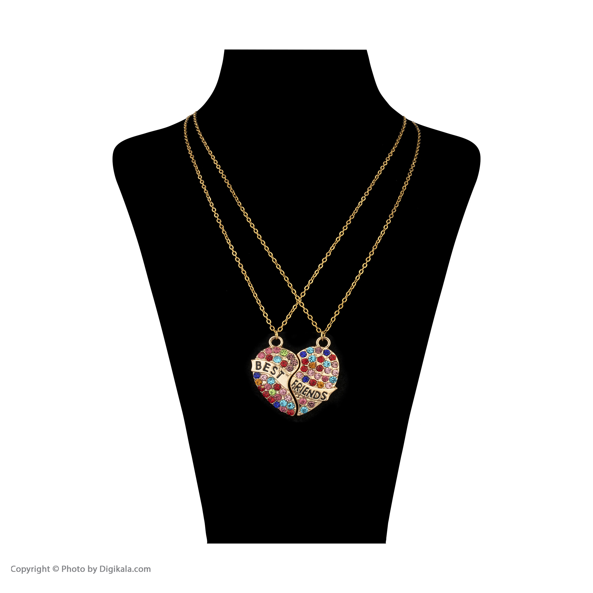 گردنبند دخترانه مدل Best friends کد 53 بسته 2 عددی گردنبند دخترانه مدل Best friends کد 53 بسته 2 عددی