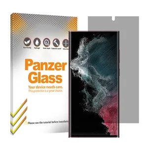 Panzer Glass Resistant model privacy screen protector suitable for Samsung Galaxy S22 Ultra 5G mobile phone