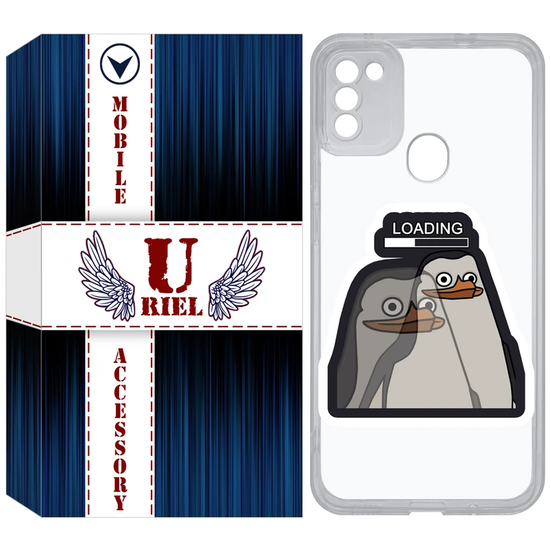 کاور یوریل مدل Clear کد 84 طرح Loading مناسب برای گوشی موبایل سامسونگ Galaxy A11 / M11