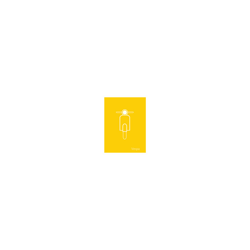 استیکر لپ تاپ لولو طرح وسپا کد 616