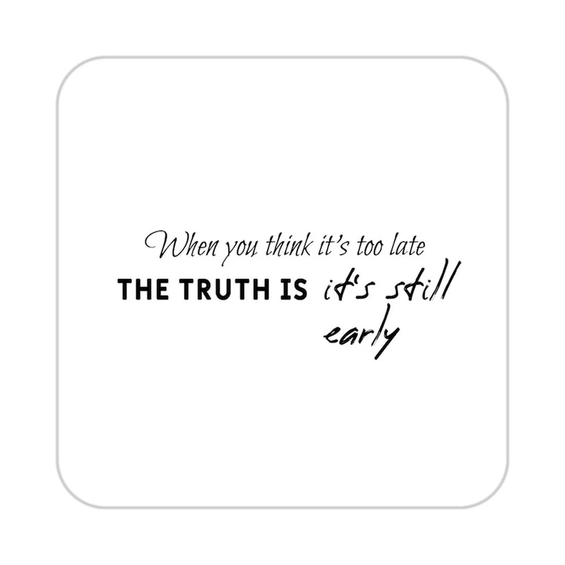 زیر لیوانی کاکتی طرح جملات انگیزشی و مثبت مدل mp25116