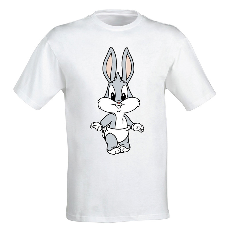 تی شرت آستین کوتاه دخترانه طرح خرگوش کد 400
