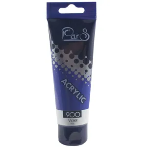 رنگ اکریلیک پارس کد 900 violet حجم 75 میلی لیتر