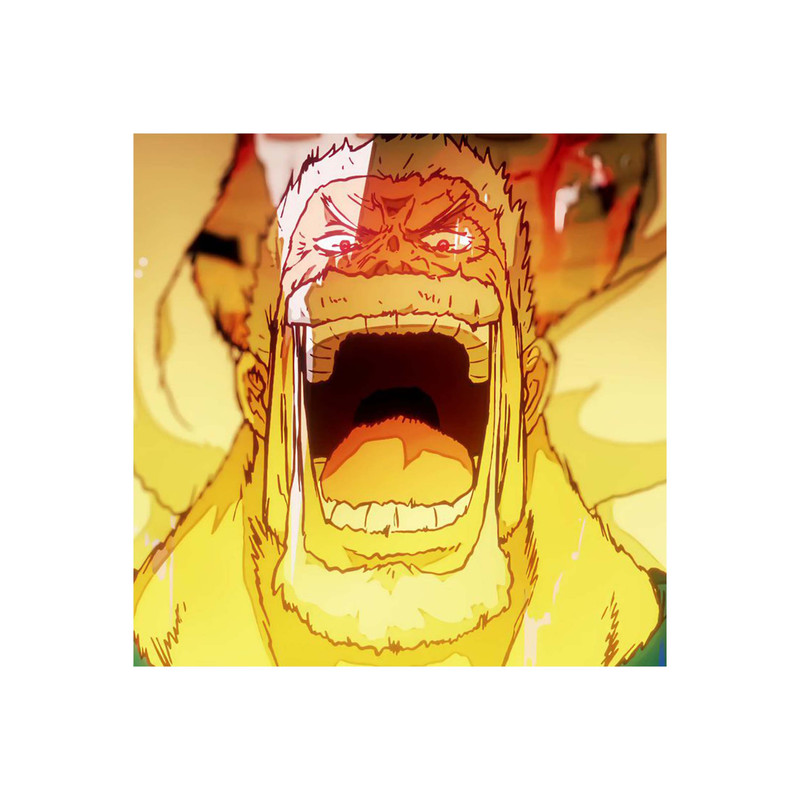 استیکر لپ تاپ و موبایل مدل انیمه طرح وان پیس مانکی دی گارپ One Piece Monkey D Garp کد 3685