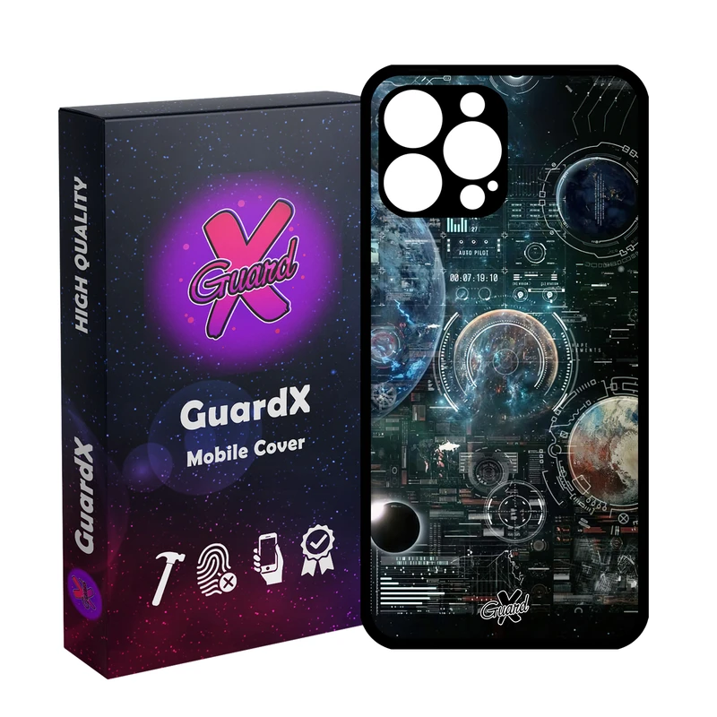 کاور گارد ایکس طرح فضا مدل Glass10512 مناسب برای گوشی موبایل اپل iPhone 13 Pro Max