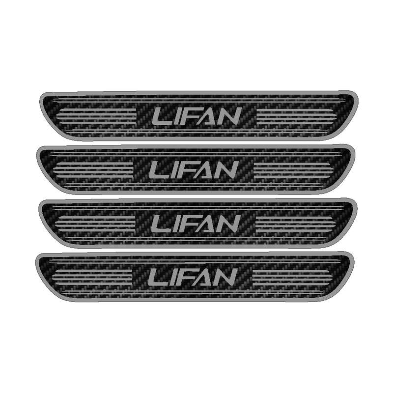  برچسب بدنه خودرو مهدیار مدل کربن کد sp123 مناسب برای لیفان بسته 4 عددی 