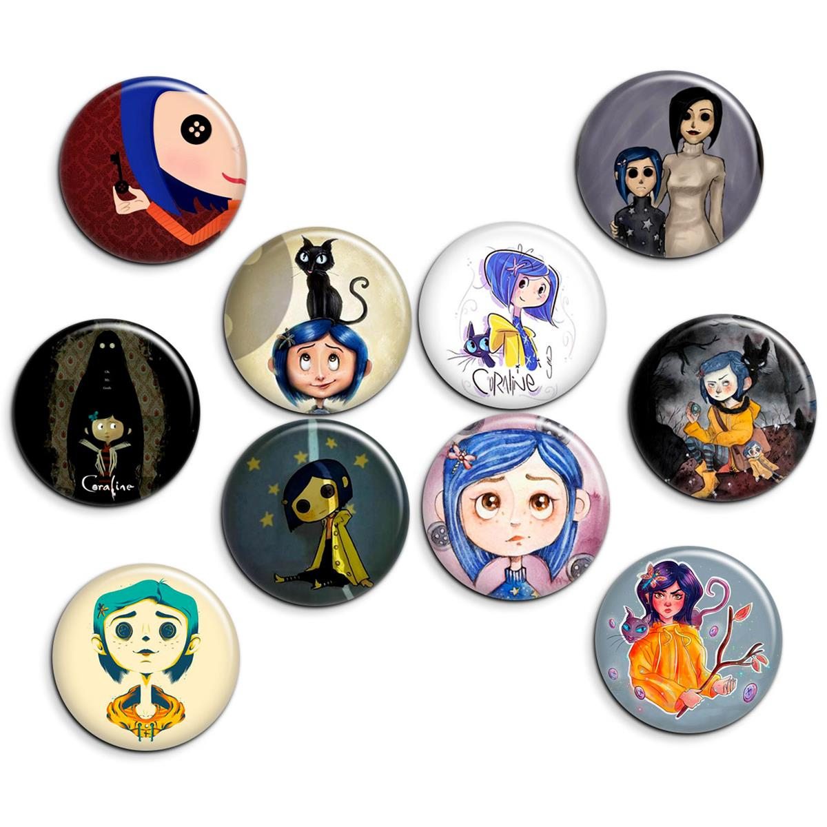 پیکسل پرمانه طرح coraline کد pmg.5333 مجموعه 10 عددی