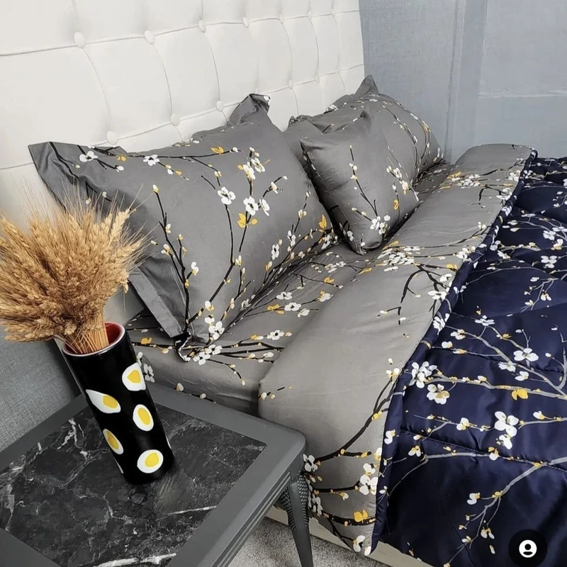 سرویس خواب مدل شکوفه ای کد 250  دونفره 6 تکه