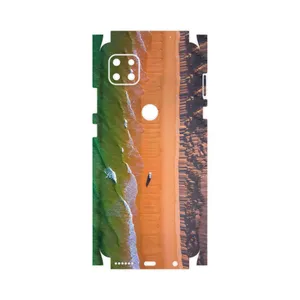 MAHOOT Beach and Green Sea-FullSkin Cover Sticker for Motorola MOTO G 5G