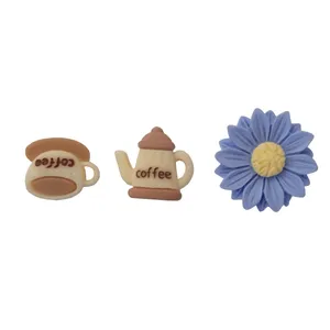 فیمو مدل گل و قهوه بسته 3 عددی