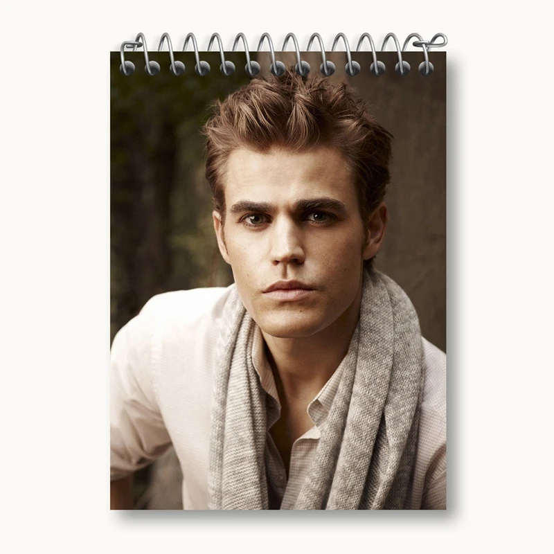 دفتر یادداشت 50 برگ خندالو مدل استفان سالواتوره خاطرات یک خون آشام The Vampire Diaries کد 23674