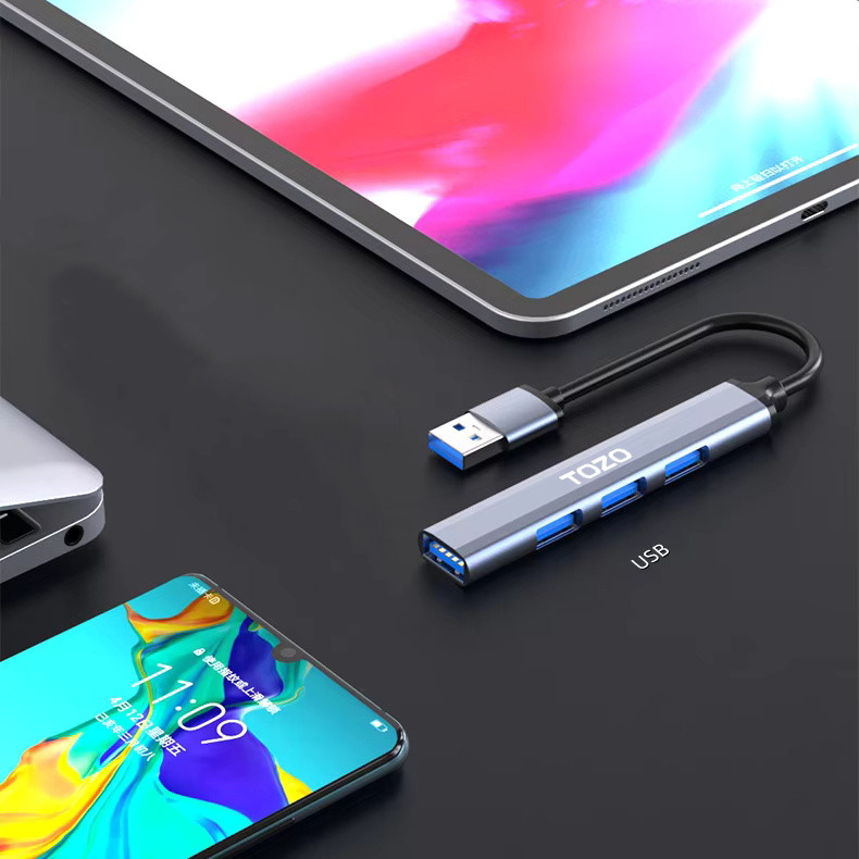 هاب USB چهار پورت USB توزو مدل Flow USB