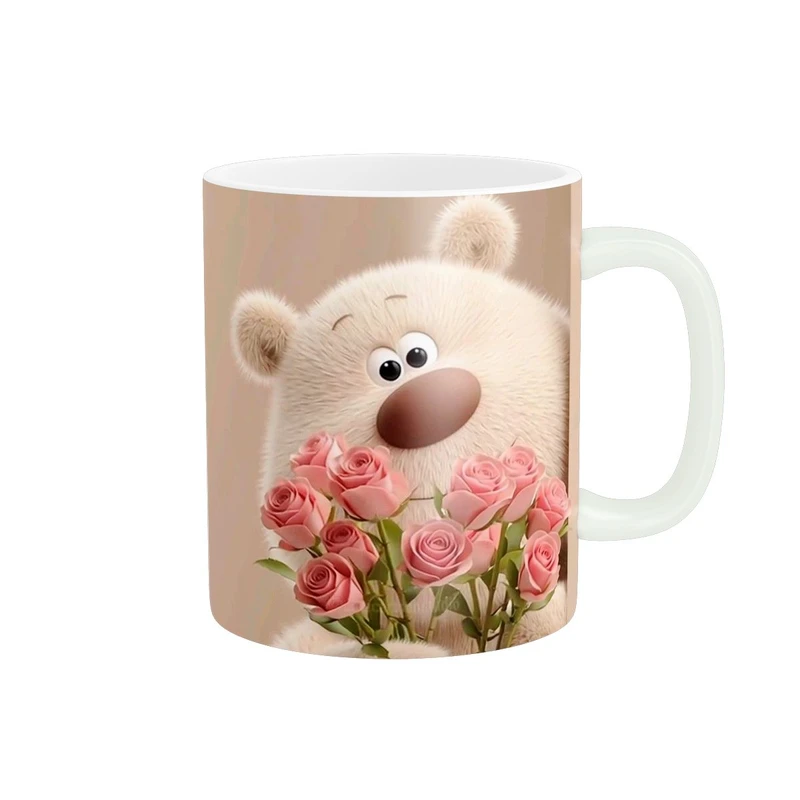 ماگ پاد آفرین مدل خرس مهربون کد 314