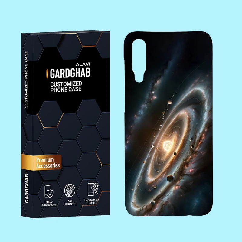 کاور گارد قاب علوی مدل کهکشان مناسب برای گوشی موبایل سامسونگ Galaxy A50 / A50s / A30s