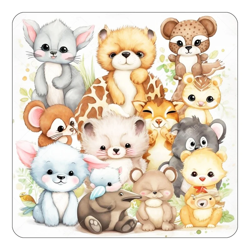 مگنت کاکتی طرح حیوانات کارتونی مدل mp28587