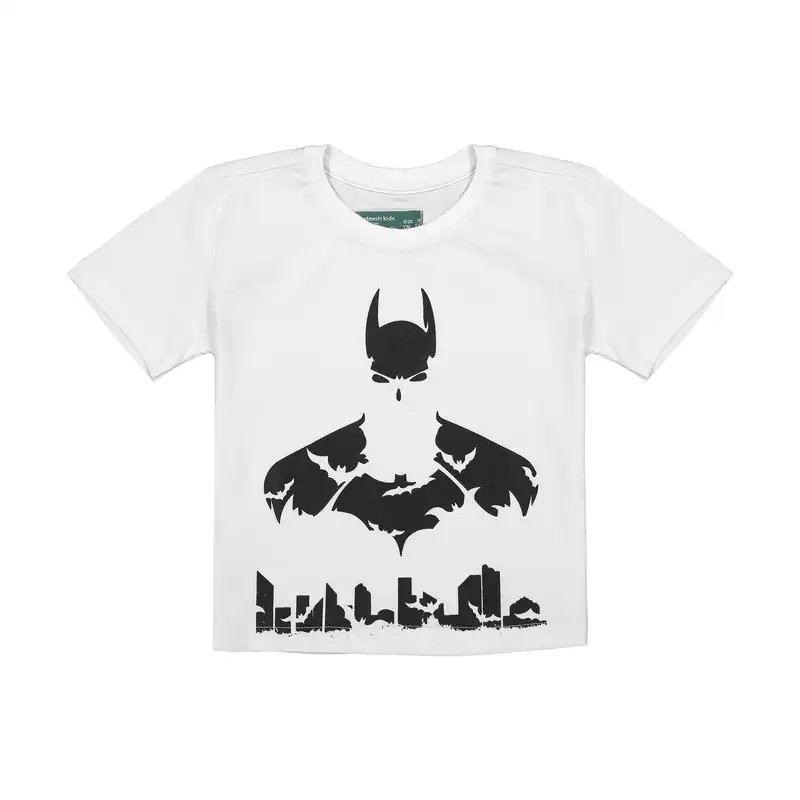 تی شرت آستین کوتاه پسرانه تیتیش مدل بت من رنگ سفید