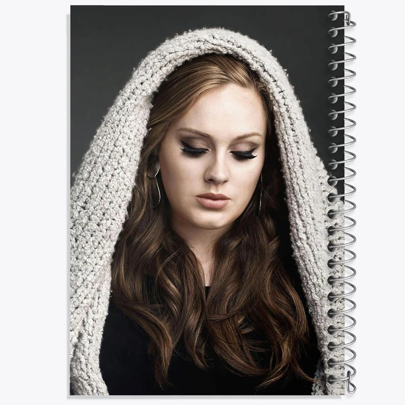 دفتر مشق 50 برگ خندالو مدل ادل Adele کد 19004