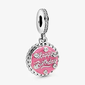 آویز گردنبند و دستبند نقره زنانه پاندورا مدل Birthday Cake Dangle Charm