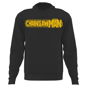 هودی مردانه مدل لوگوی مرد اره ای Chainsaw Man پشت ساده دورس تمام پنبه2