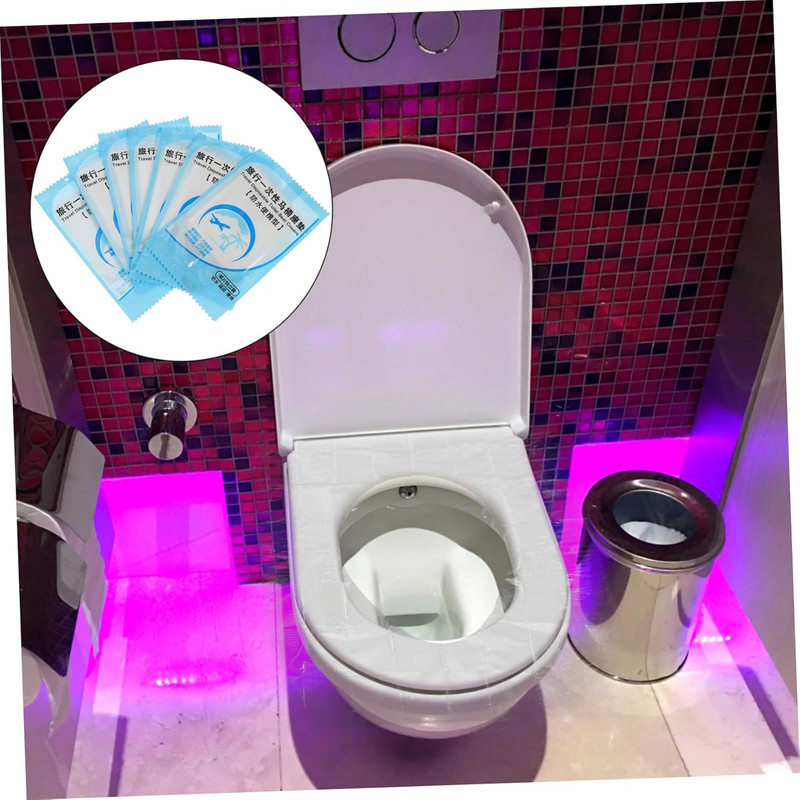 روکش توالت فرنگی مدل مسافرتی بسته ۵۰ عددی