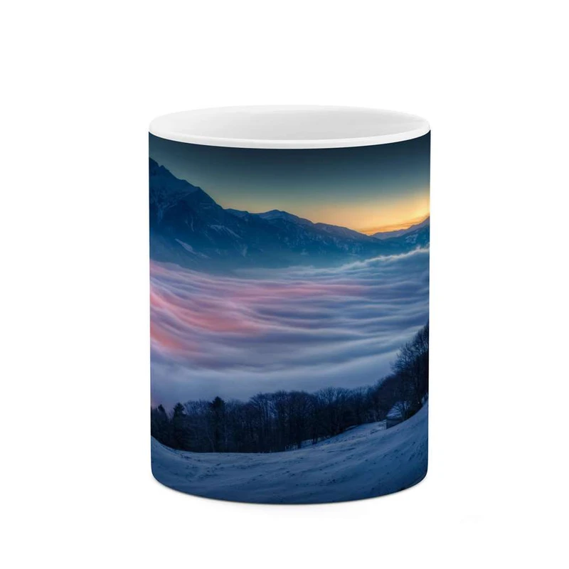 ماگ کاکتی مدل منظره برفی کد mgh15098