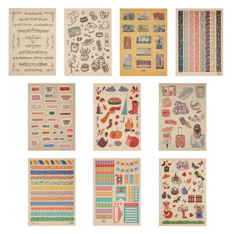 کاغذ یادداشت انتشارات سیبان مدل پلنرساز مدل 02 مجموعه 10 عددی