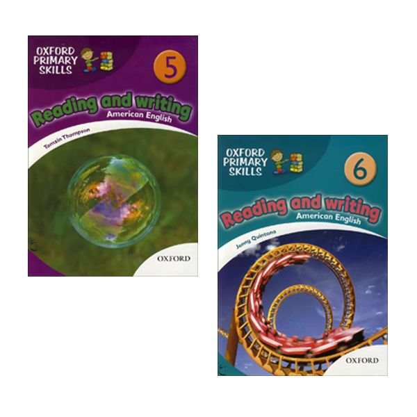 کتاب Oxford Primary Skills Reading and Writing 5_6 اثر جمعی از نویسندگان انتشارات ابداع ۲ جلدی