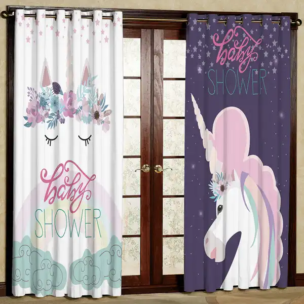 پرده مدل مخمل پانچی کد 6797 سایز 280x140 سانتی متر