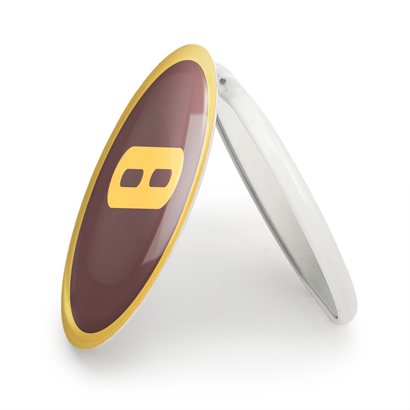 آینه جیبی خندالو طرح ایموجی Emoji مدل تاشو کد 3021