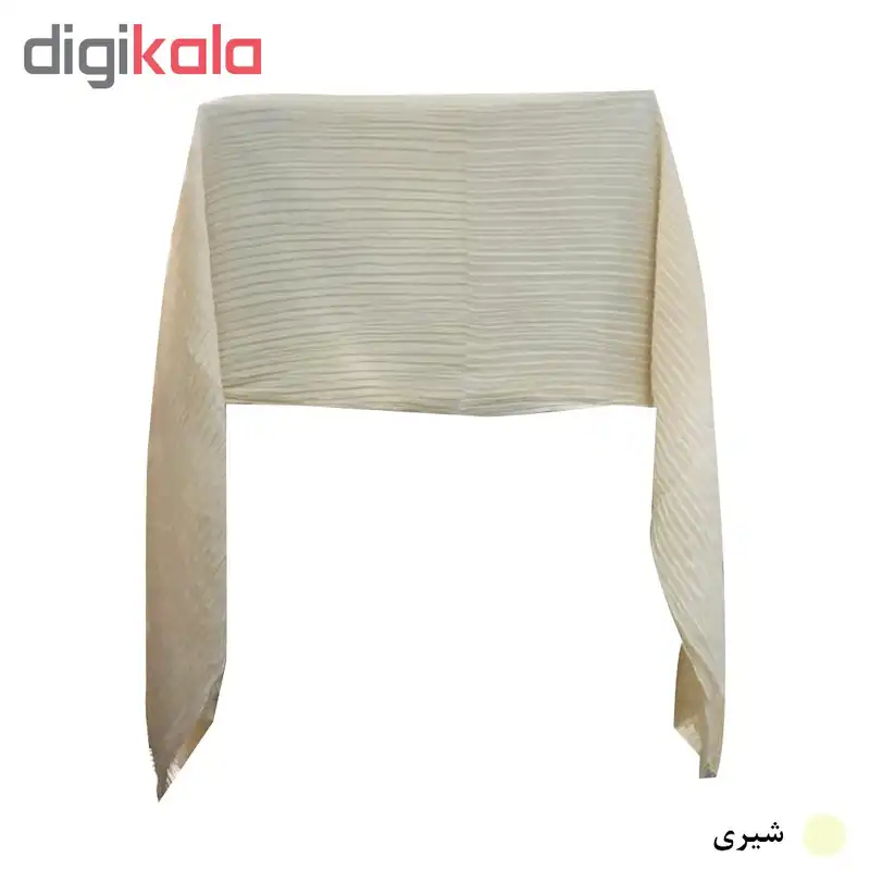 شال زنانه نخ پنبه پلیسه کد P19