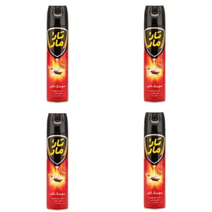 اسپری سوسک کش تارومار مدل killer حجم 400 میلی لیتر مجموعه 4 عددی