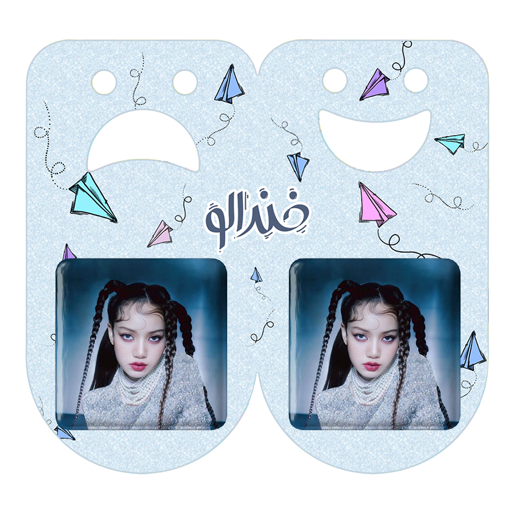پیکسل خندالو مدل لیسا بلک پینک کد 14345 به همراه مگنت