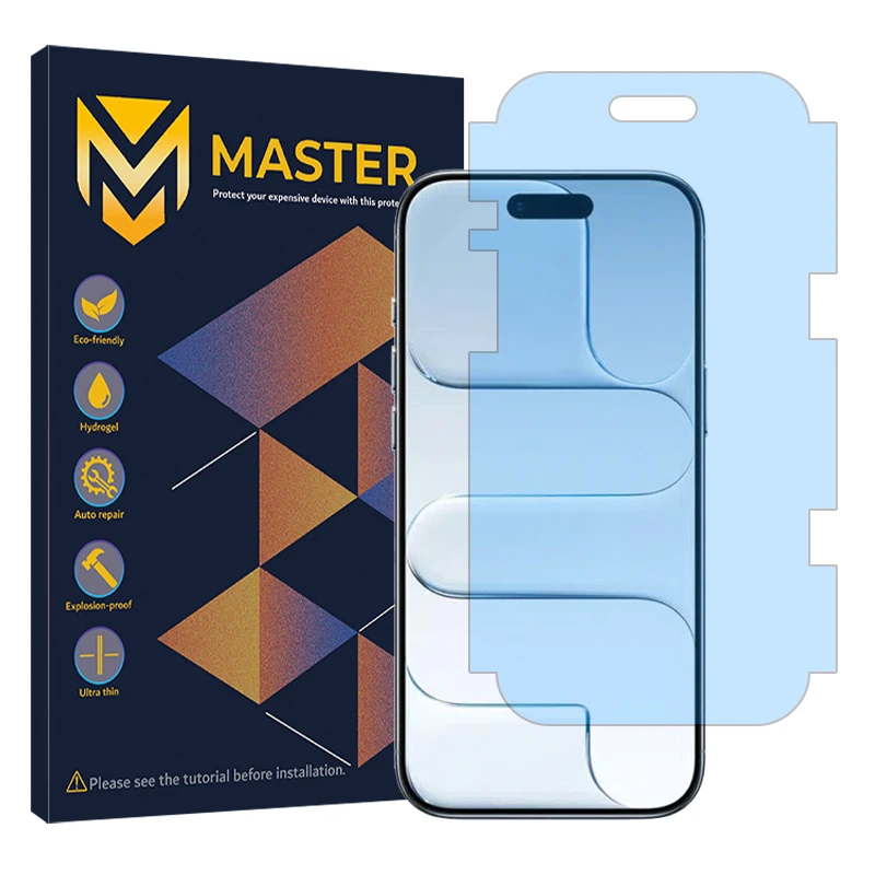 محافظ صفحه نمایش مات ضد اشعه آبی گلس پرو مدل Resistant مناسب برای گوشی موبایل اپل iPhone 17 Air