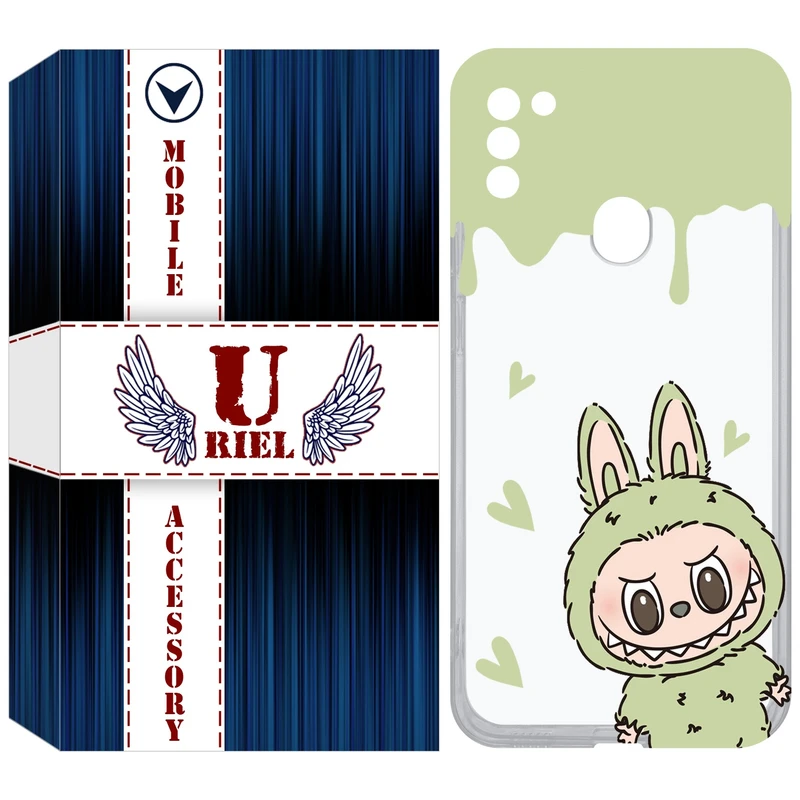 کاور یوریل مدل Clear کد 132 طرح لبوبو Labubu مناسب برای گوشی موبایل سامسونگ Galaxy A11 / M11
