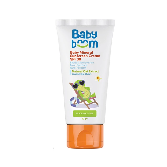  کرم ضد آفتاب مینرال بیبی بوم مدل Baby Mineral حجم 50 میلی لیتر